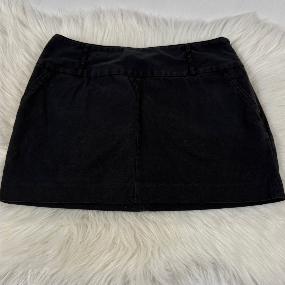 Arden B Black Wash Mini Skirt - Picture 1 of 4